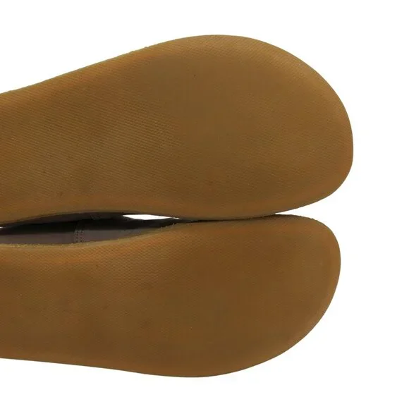 ANYA'S SHOP Women's Rosa Zipper Boots in Taupe Nubuck Size 40 Barefoot Booties - Picture 7 of 8